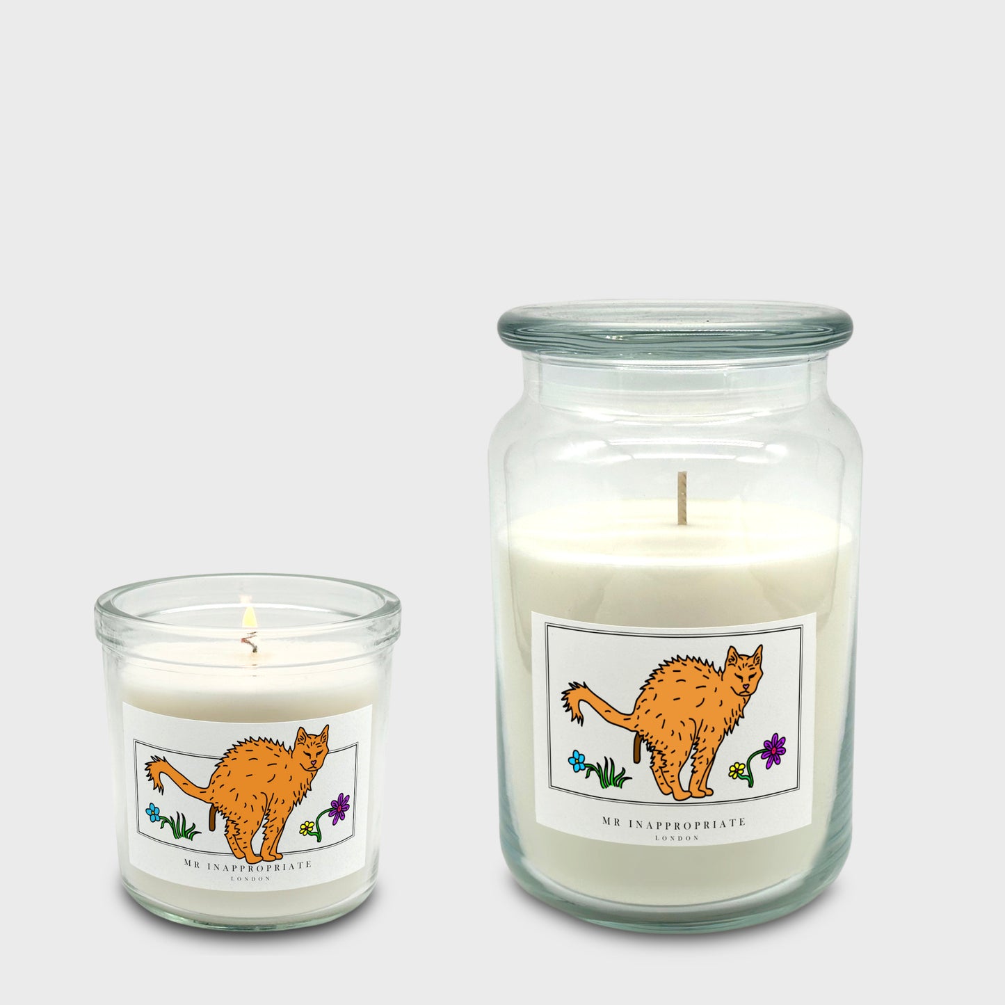 Large Candle - Cat