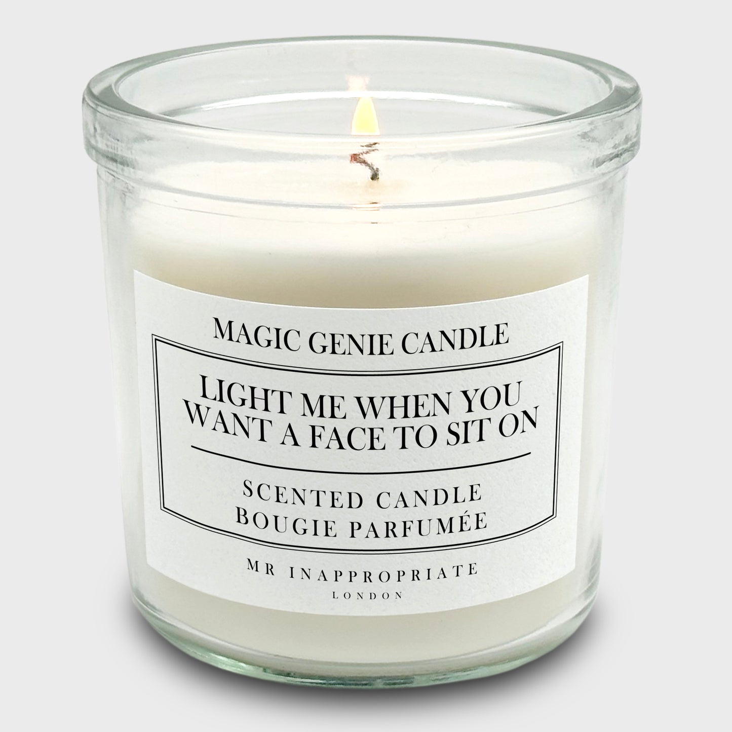 Valentine's Anniversary Medium Candle - Face To Sit On