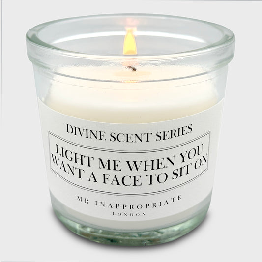 Valentine's Anniversary Small Candle - Face