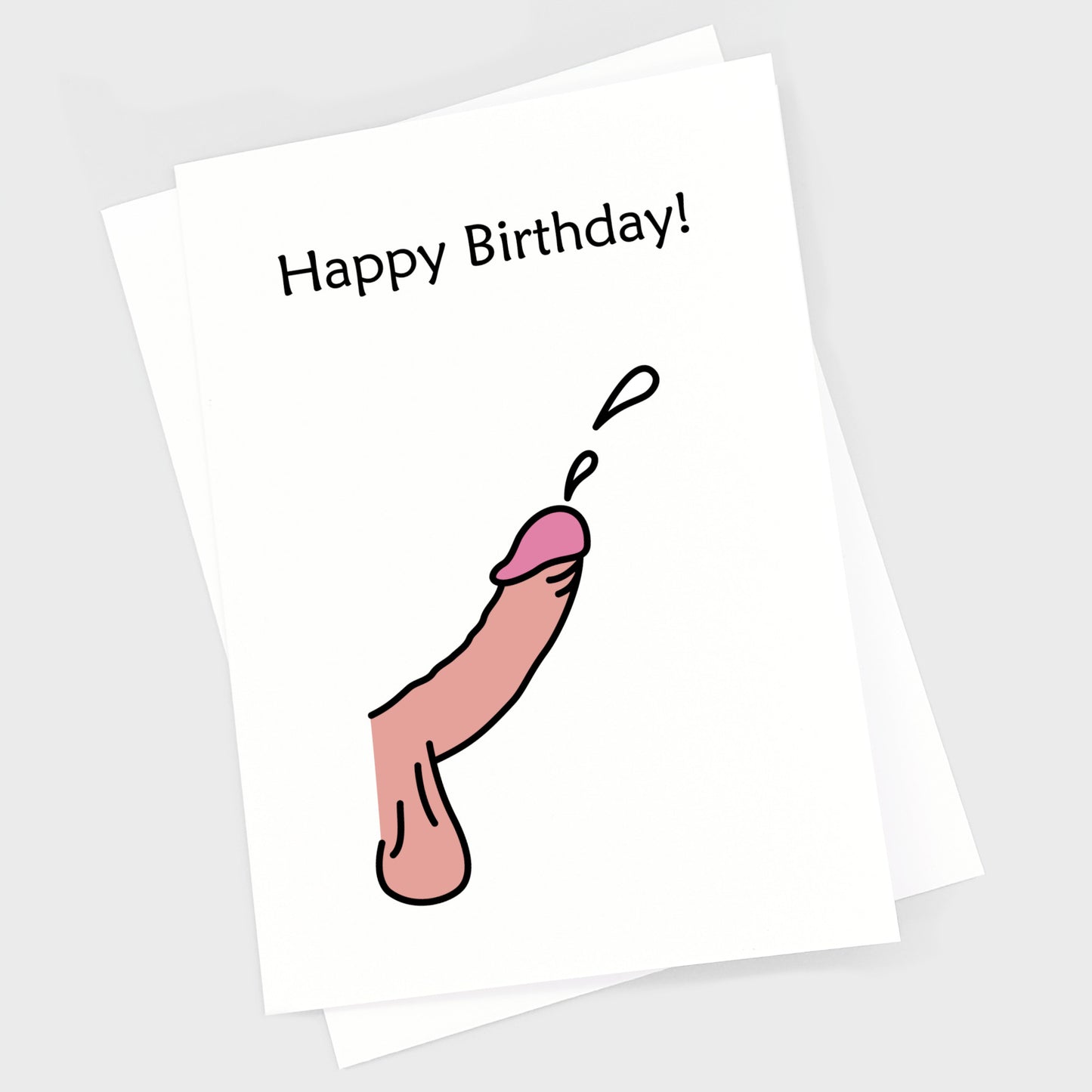 Birthday Card - Cock Spurt