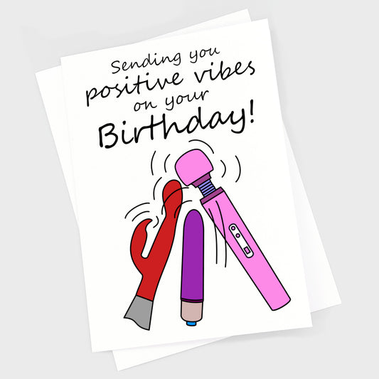 Birthday Card - Positive Vibes