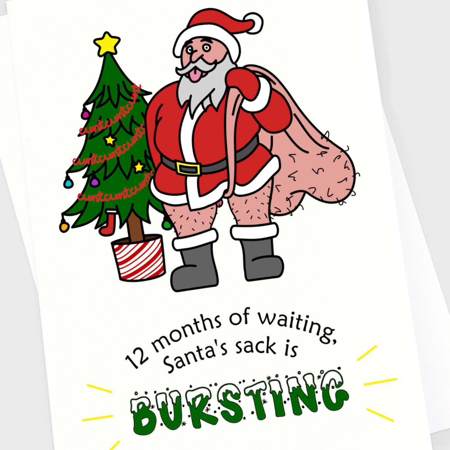 Christmas Card - Santa's Sack