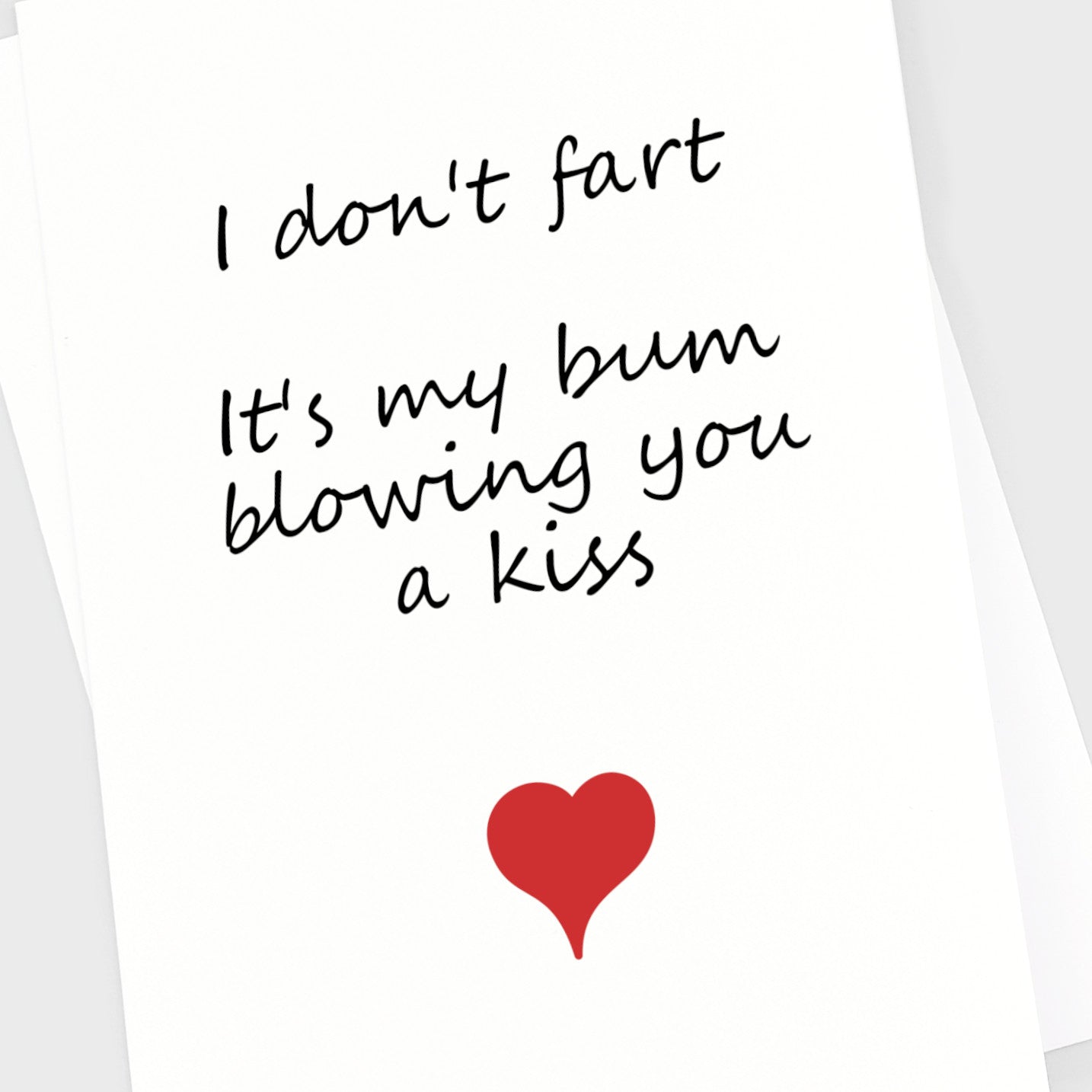 Valentine's Anniversary Card - Fart