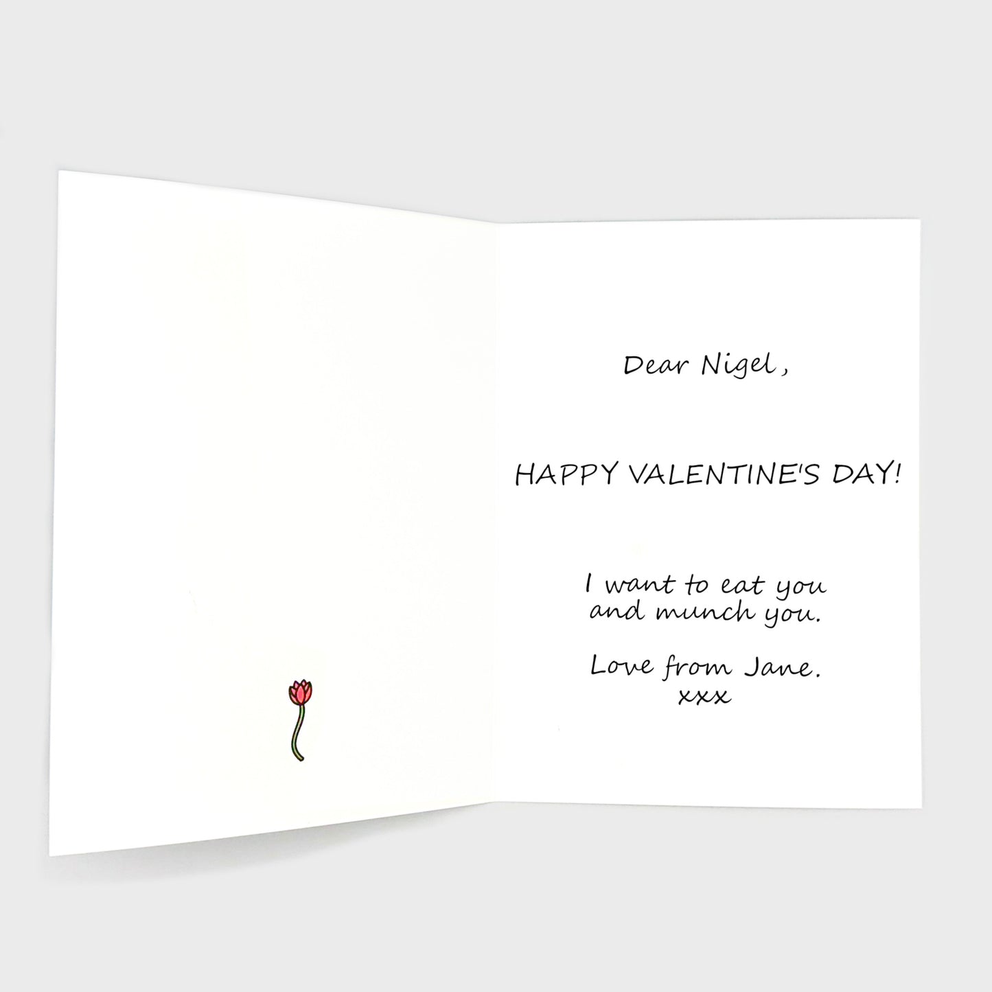 Valentine's Anniversary Card - Willy Slippery