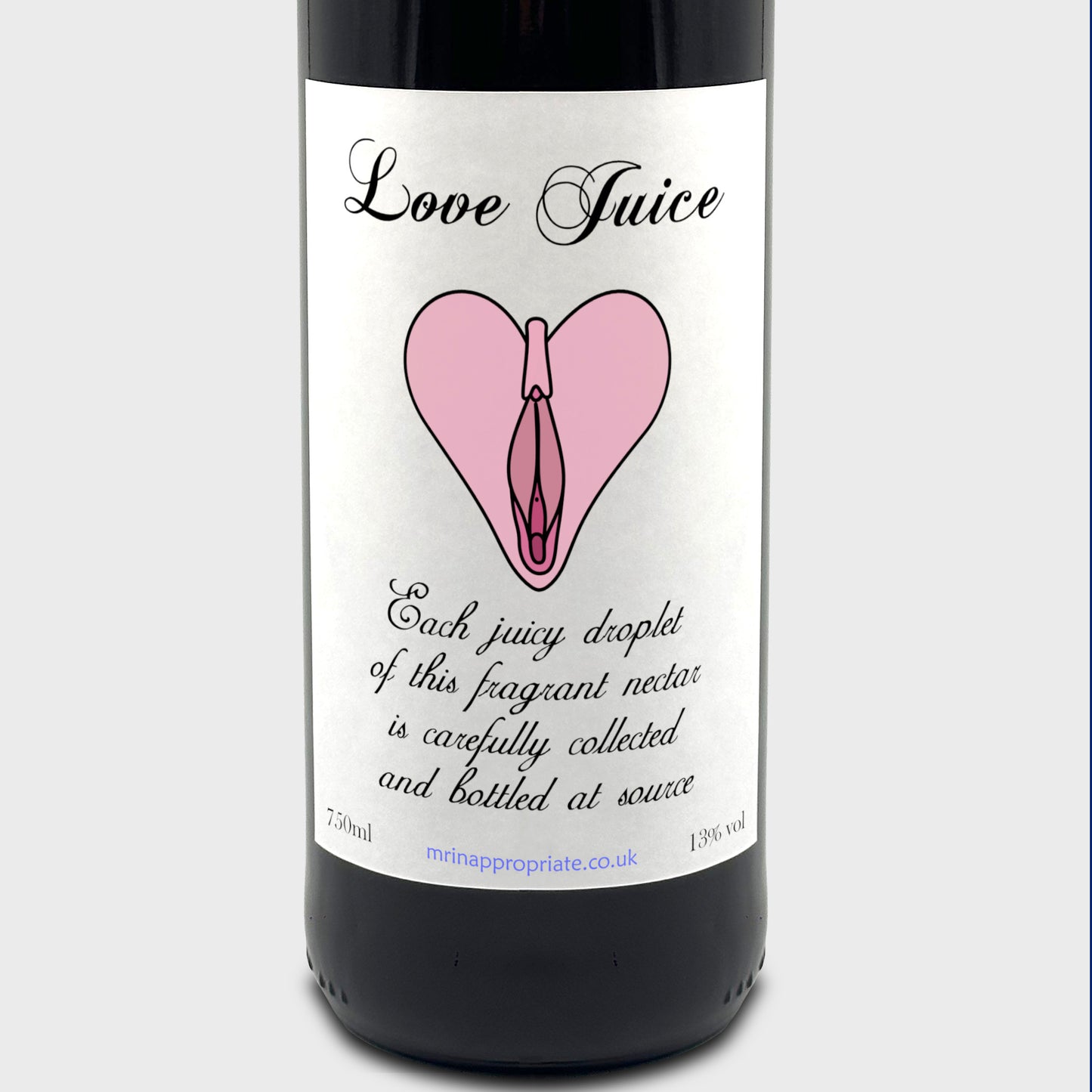 Pussy heart wine labels