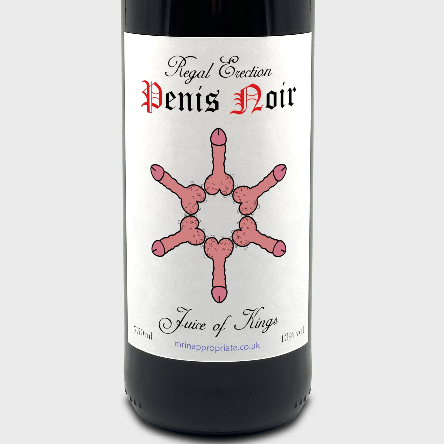 Wine Labels (x2) - Penis Noir