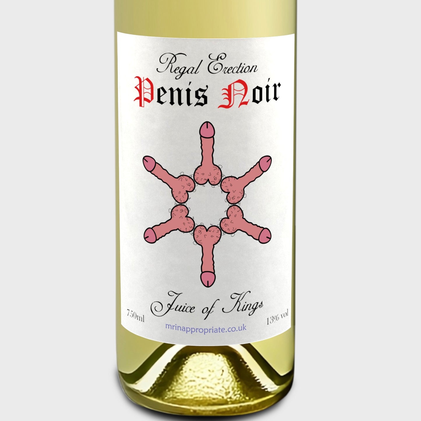 Wine Labels (x2) - Penis Noir