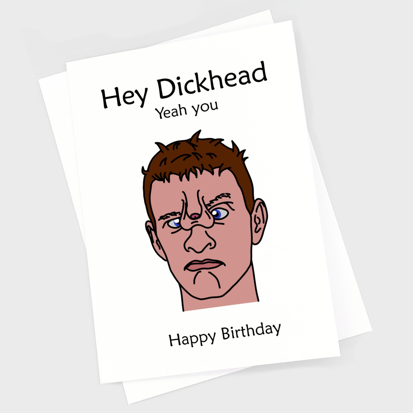 Birthday card dickhead