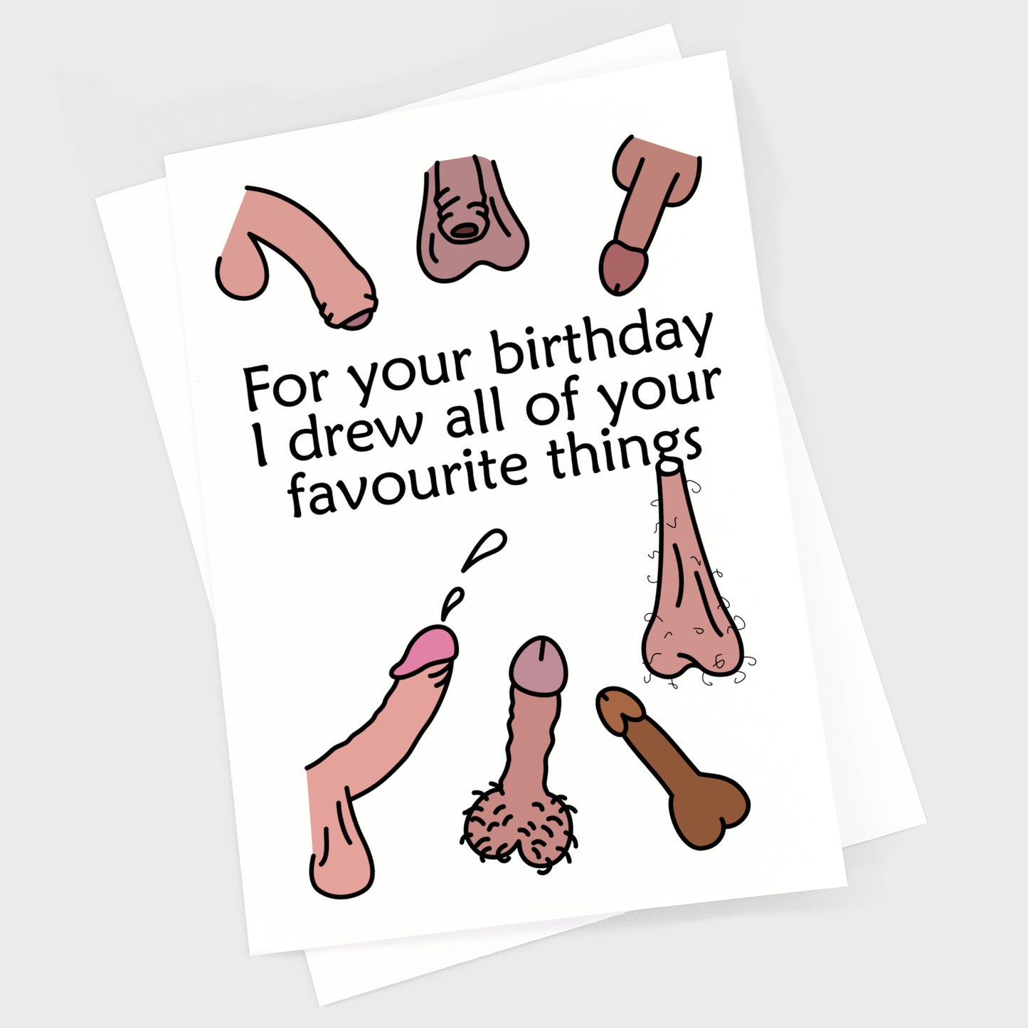 Birthday card cocks