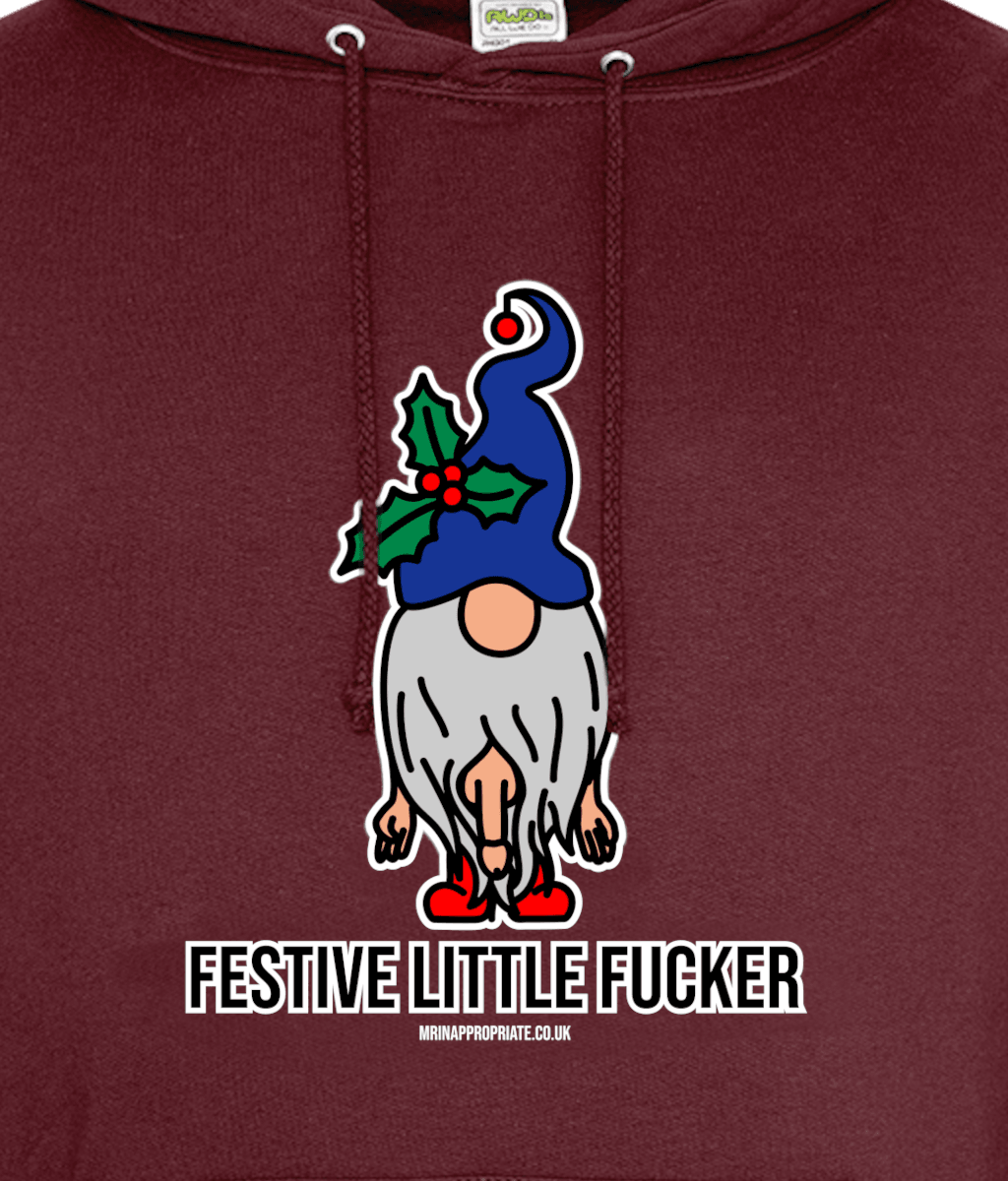 Hoodie - Festive Little Fucker - Mr. Inappropriate