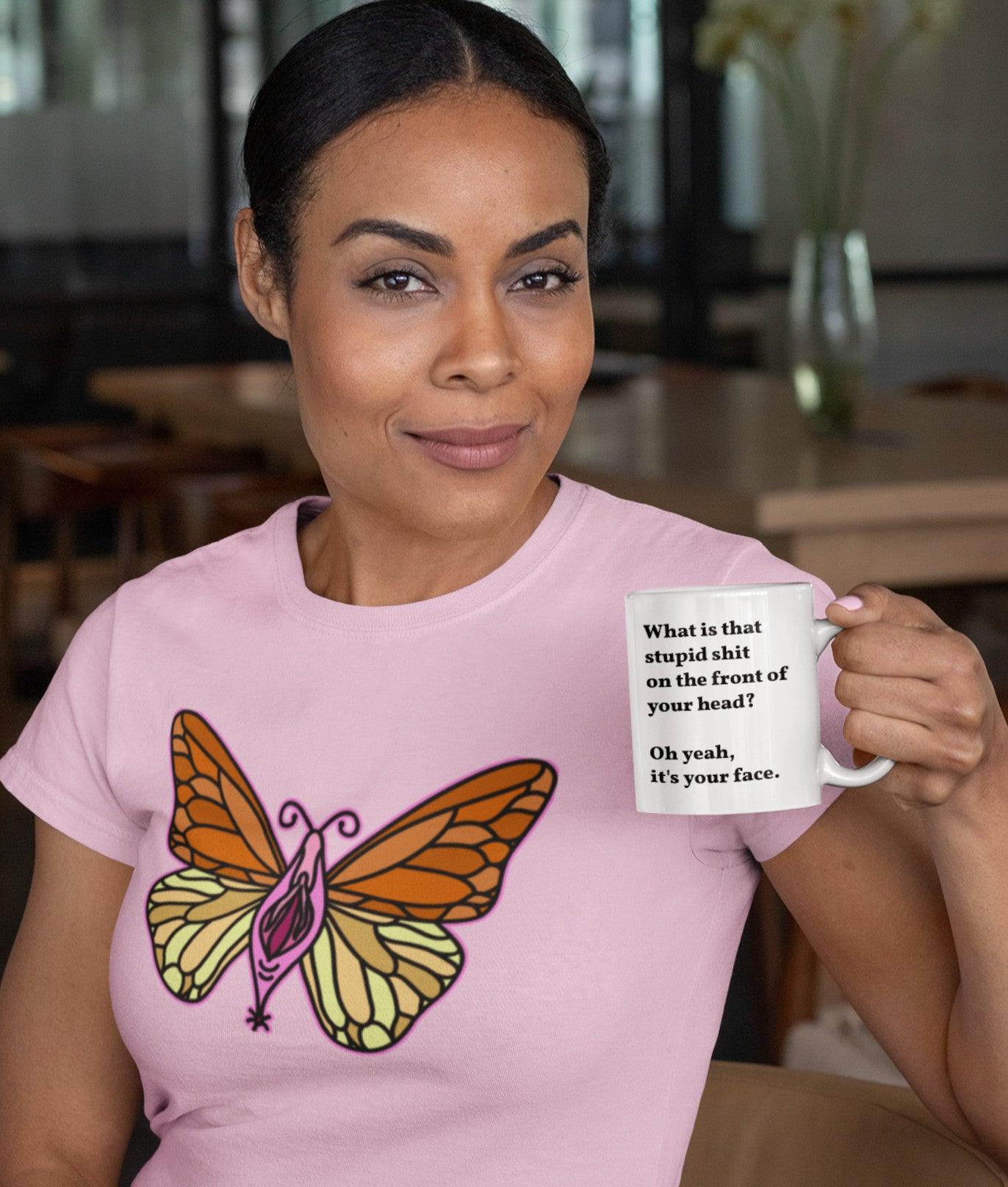 T-Shirt - Pussy Butterfly - Mr. Inappropriate