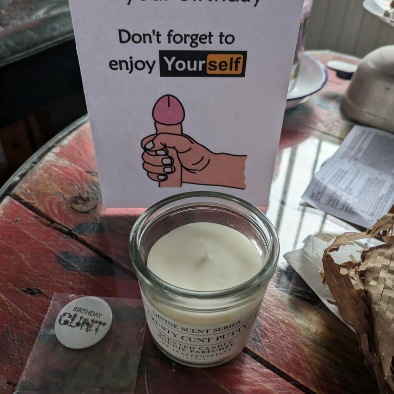 Birthday Card - Enjoy Yourself Man