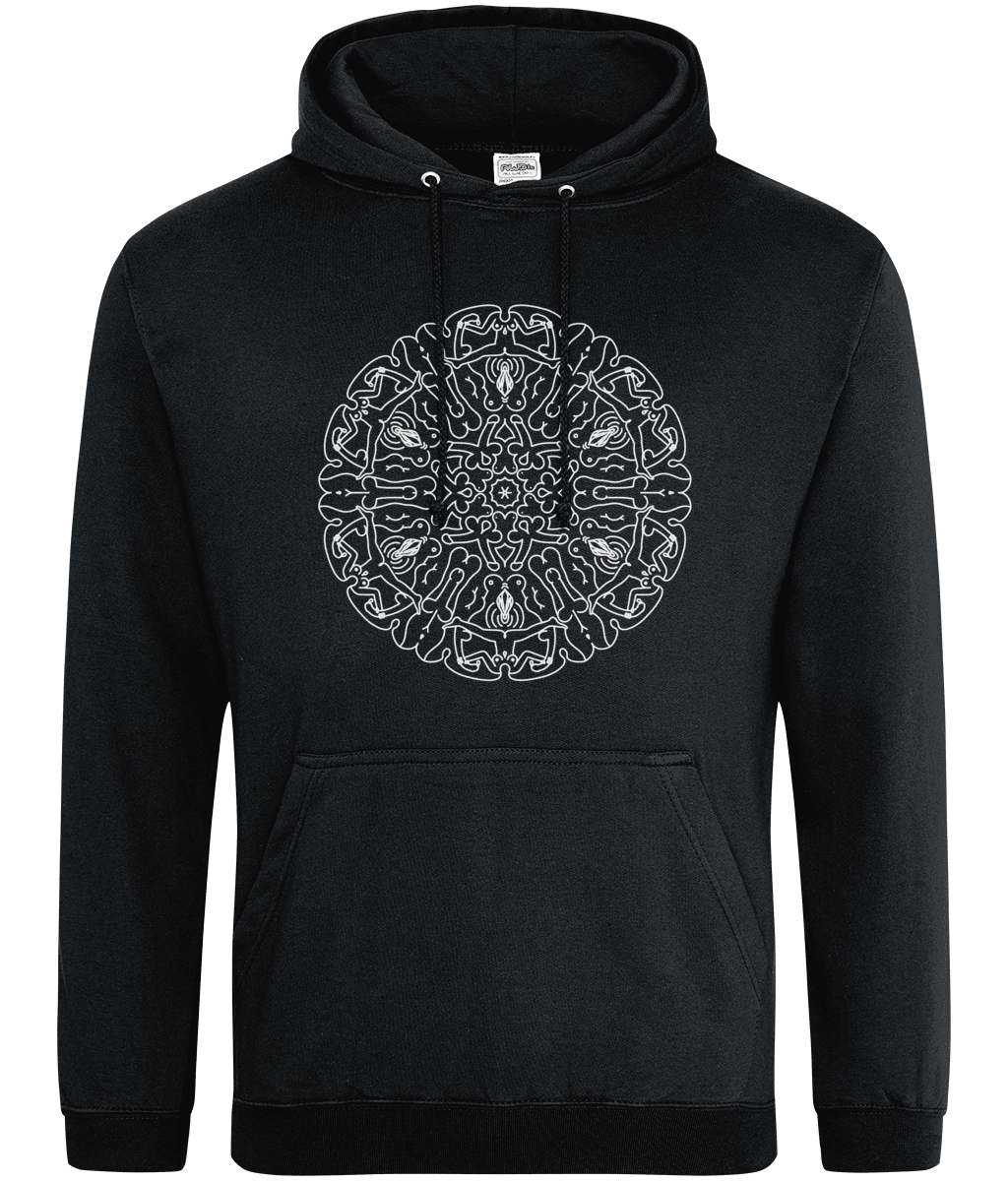 Hoodie - Naked Mandala - Mr. Inappropriate
