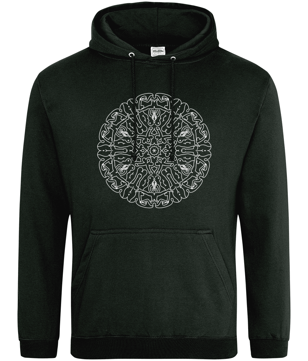 Hoodie - Naked Mandala - Mr. Inappropriate