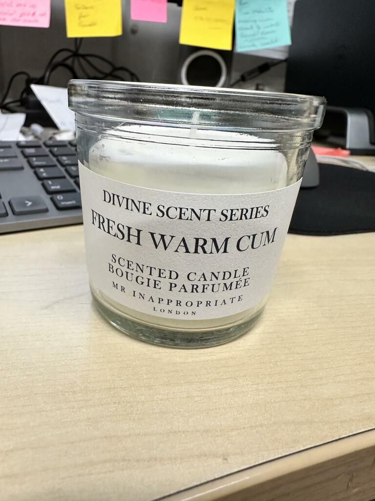 Small Candle - Fresh Warm Cum