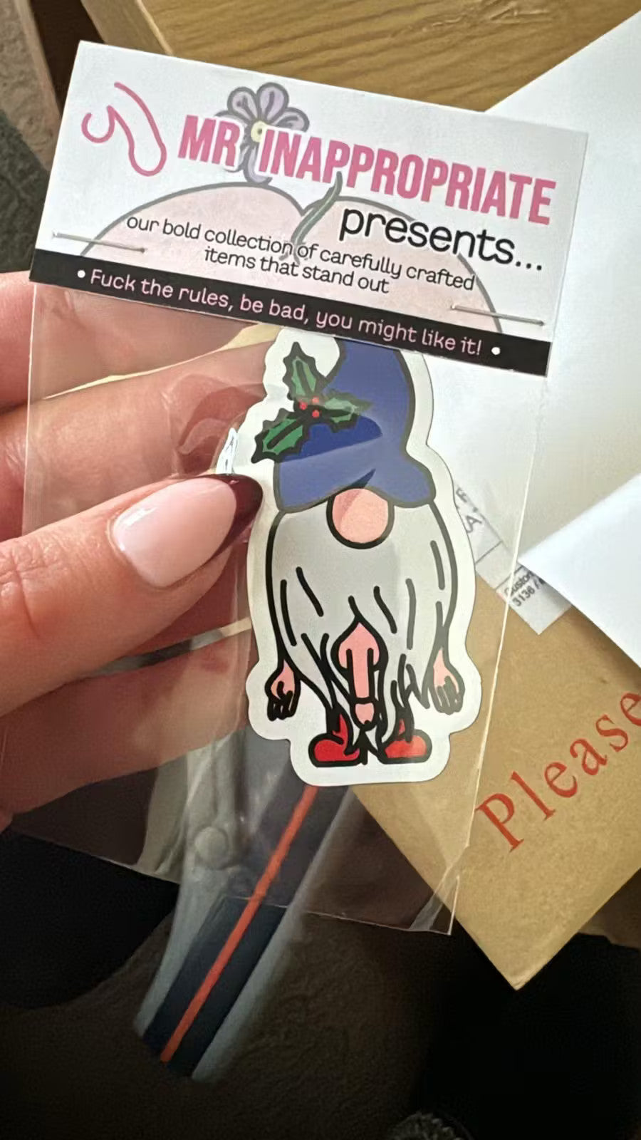 Christmas Sticker - Gnome