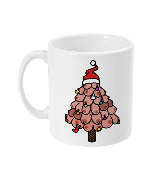 Christmas Mug - Boob Tree