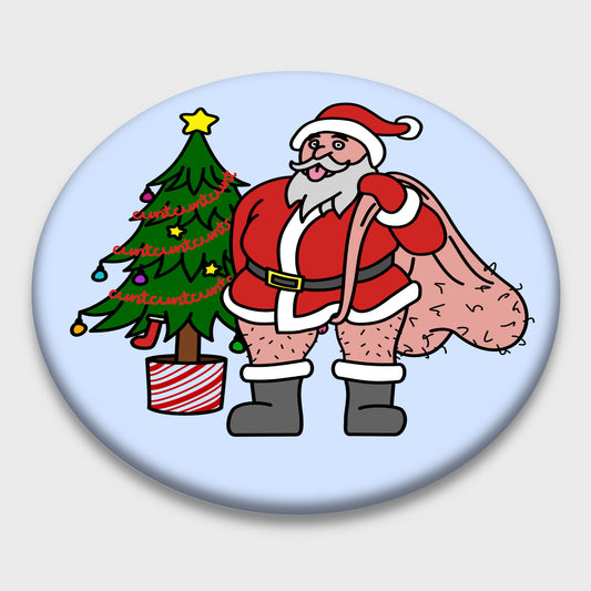 Christmas Badge - Santa