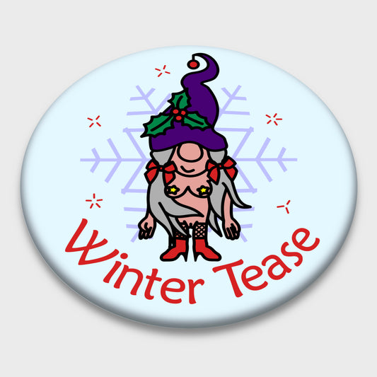 Christmas Badge - Winter Tease