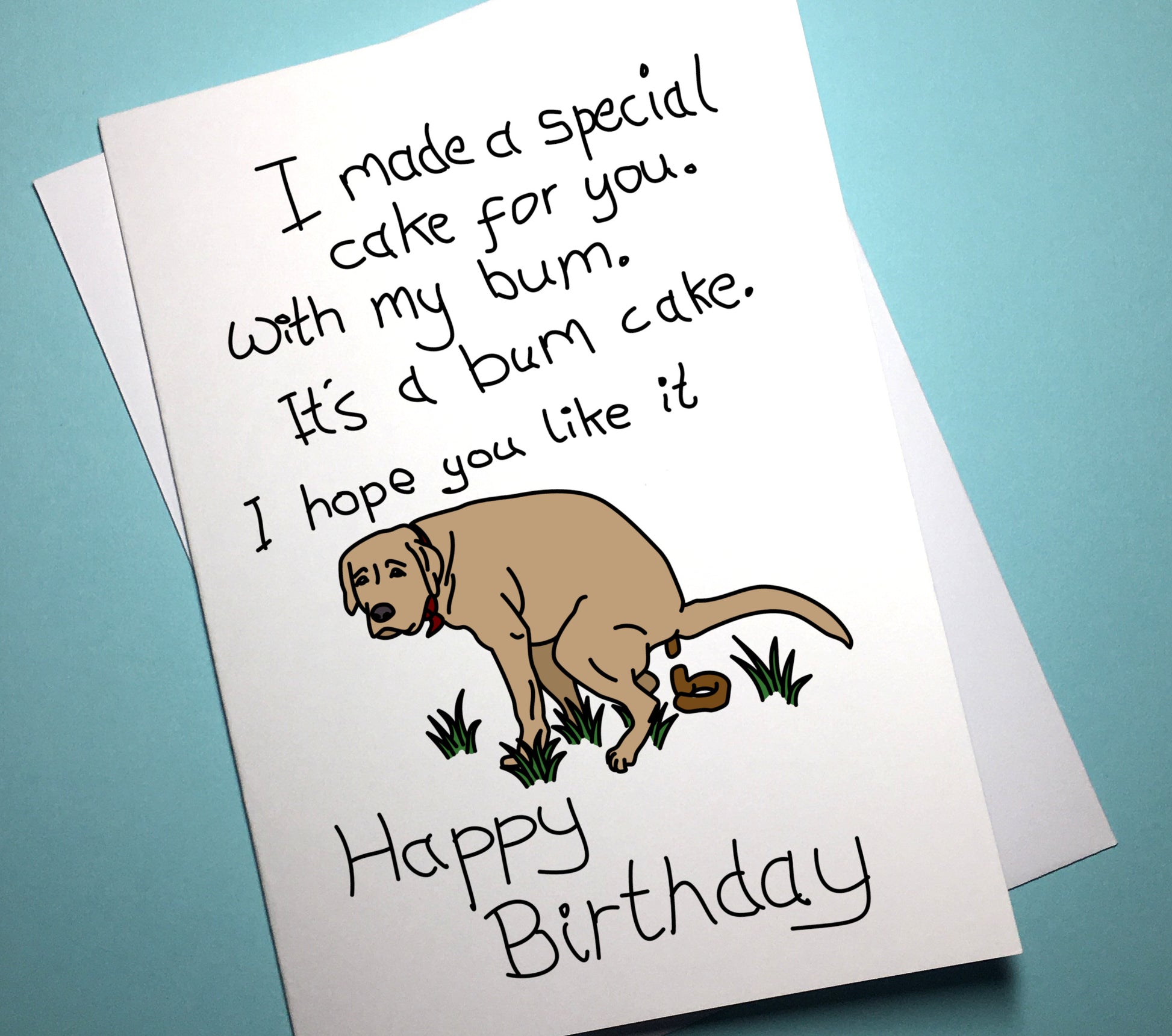 Birthday Card - Cake - Mr. Inappropriate 