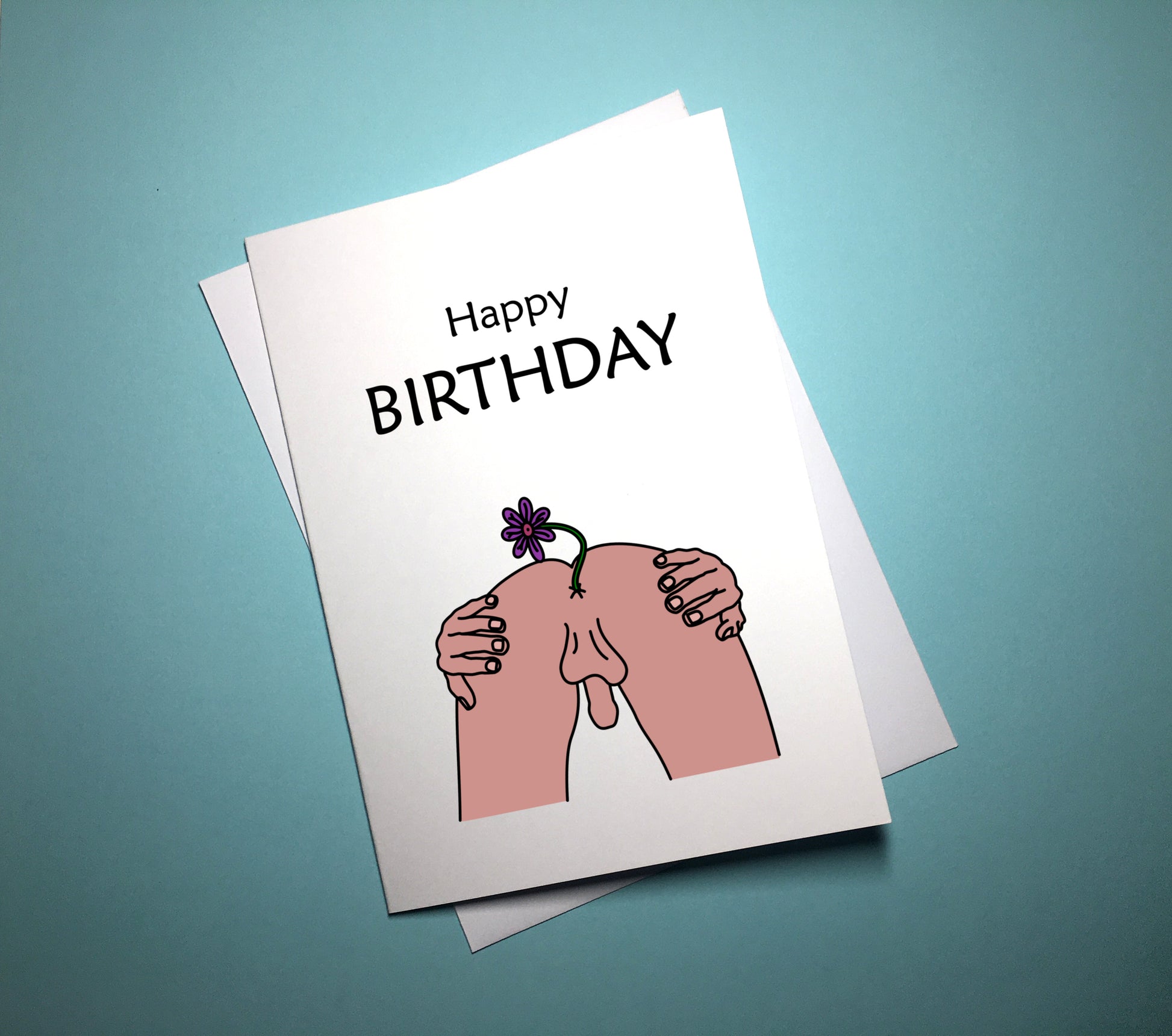 Birthday Card - Flower Man - Mr. Inappropriate 