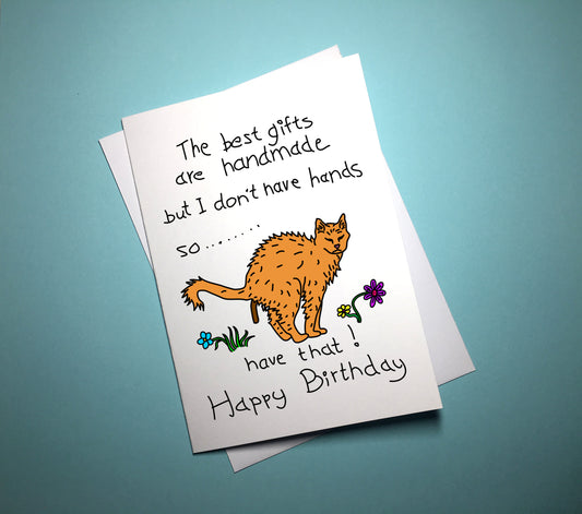 Birthday Card - Handmade - Mr. Inappropriate 