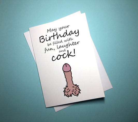 Birthday Card - Cock - Mr. Inappropriate 