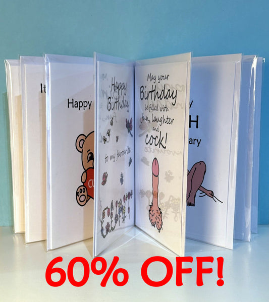 Build Your Own Birthday Card Set - 8 Of Your Choice