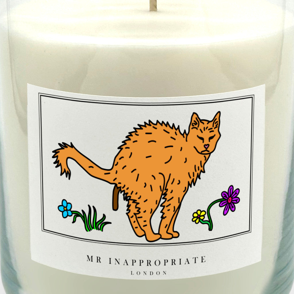 Large Candle - Cat