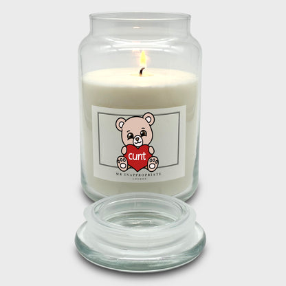 Large Candle - Cunt Bear