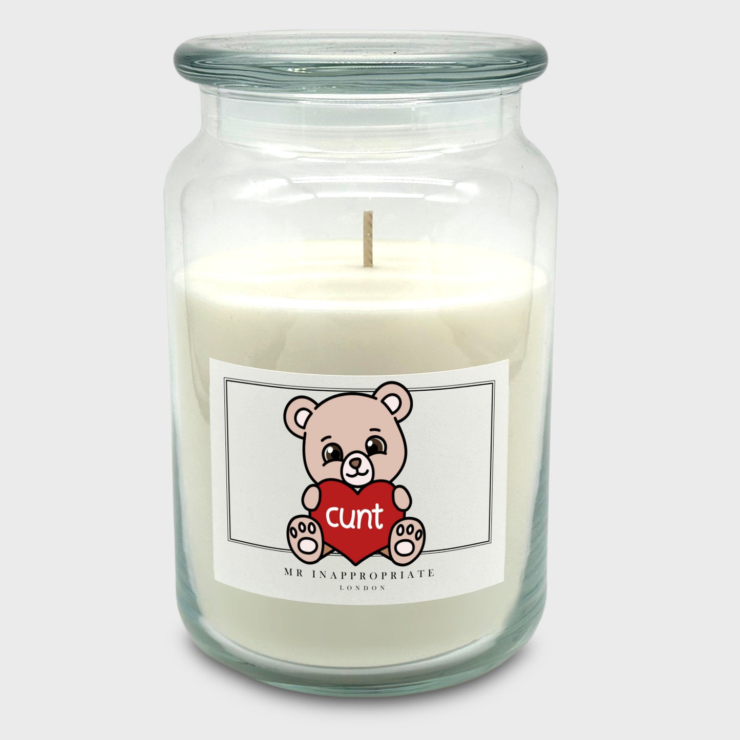 Large Candle - Cunt Bear