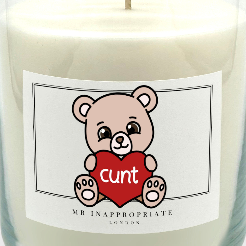 Large Candle - Cunt Bear