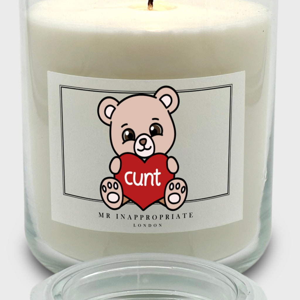 Large Candle - Cunt Bear