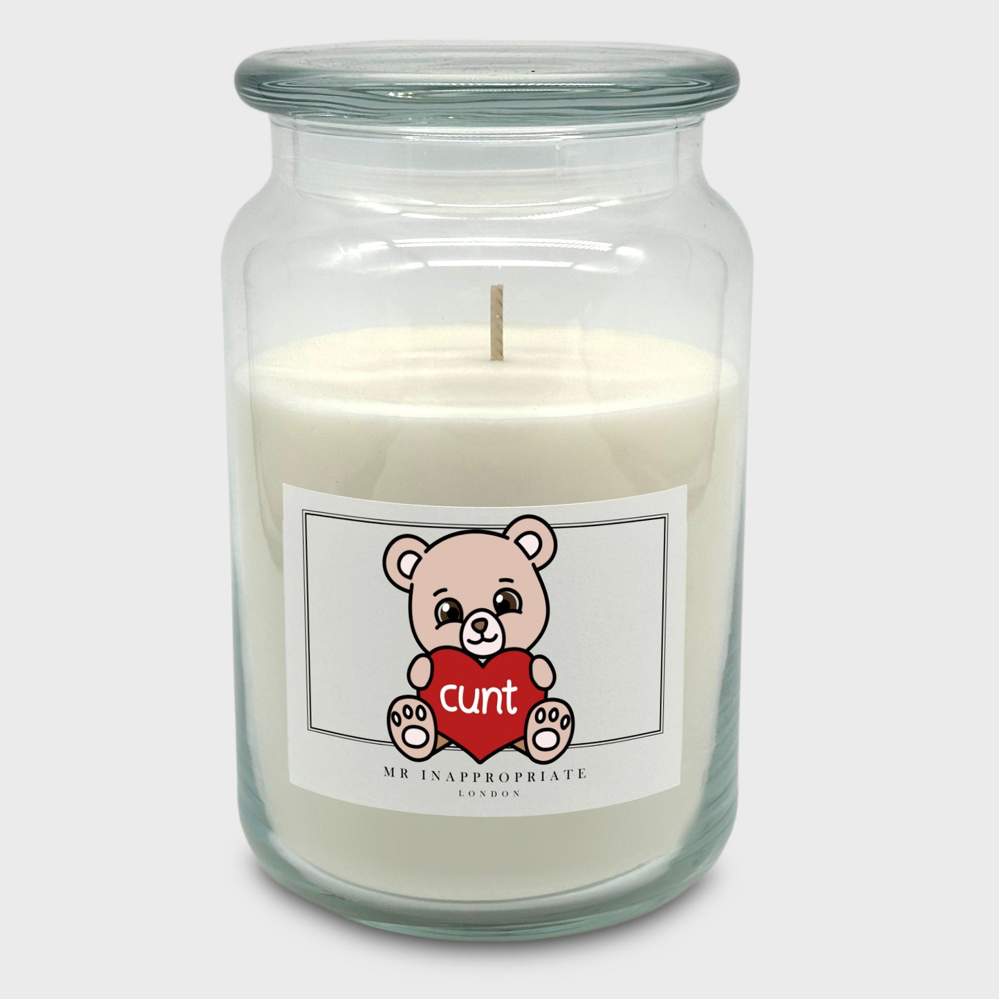 Large Candle - Cunt Bear