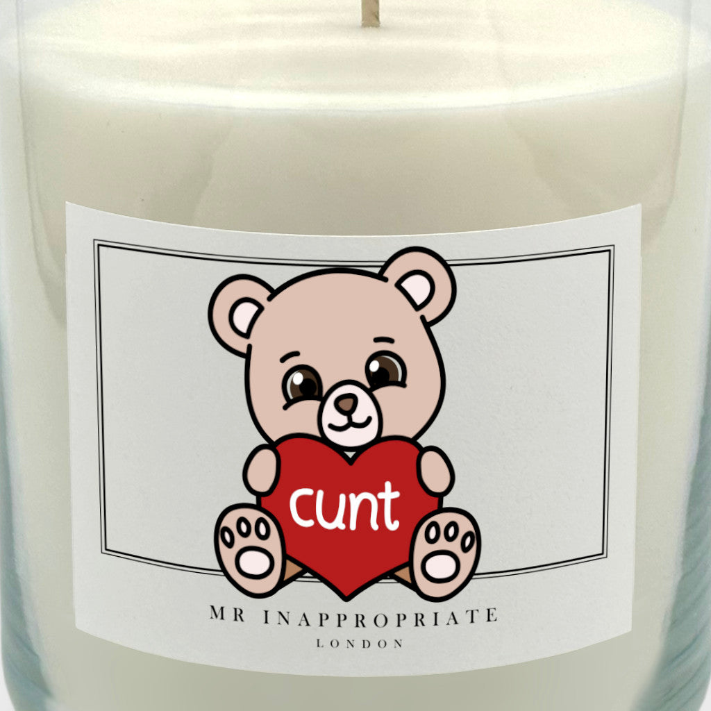 Large Candle - Cunt Bear