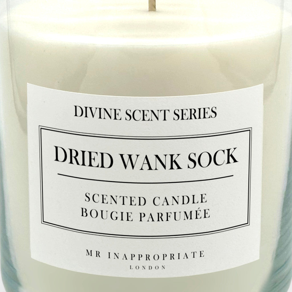 Large Candle - Dried Wank Sock