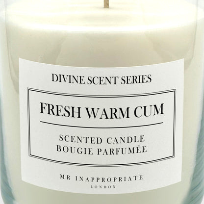 Large Candle - Fresh Warm Cum