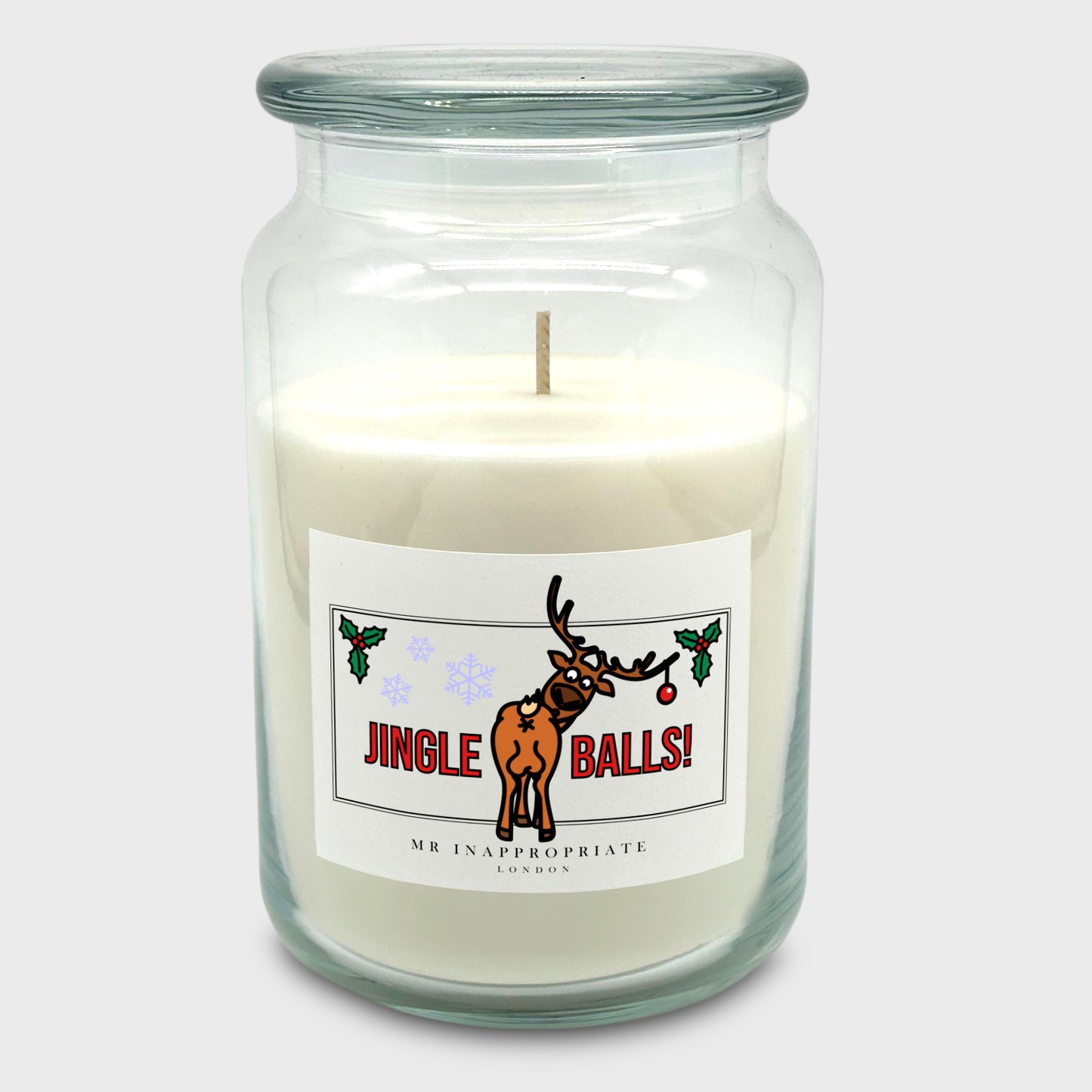 Christmas Large Candle - Jingle Balls