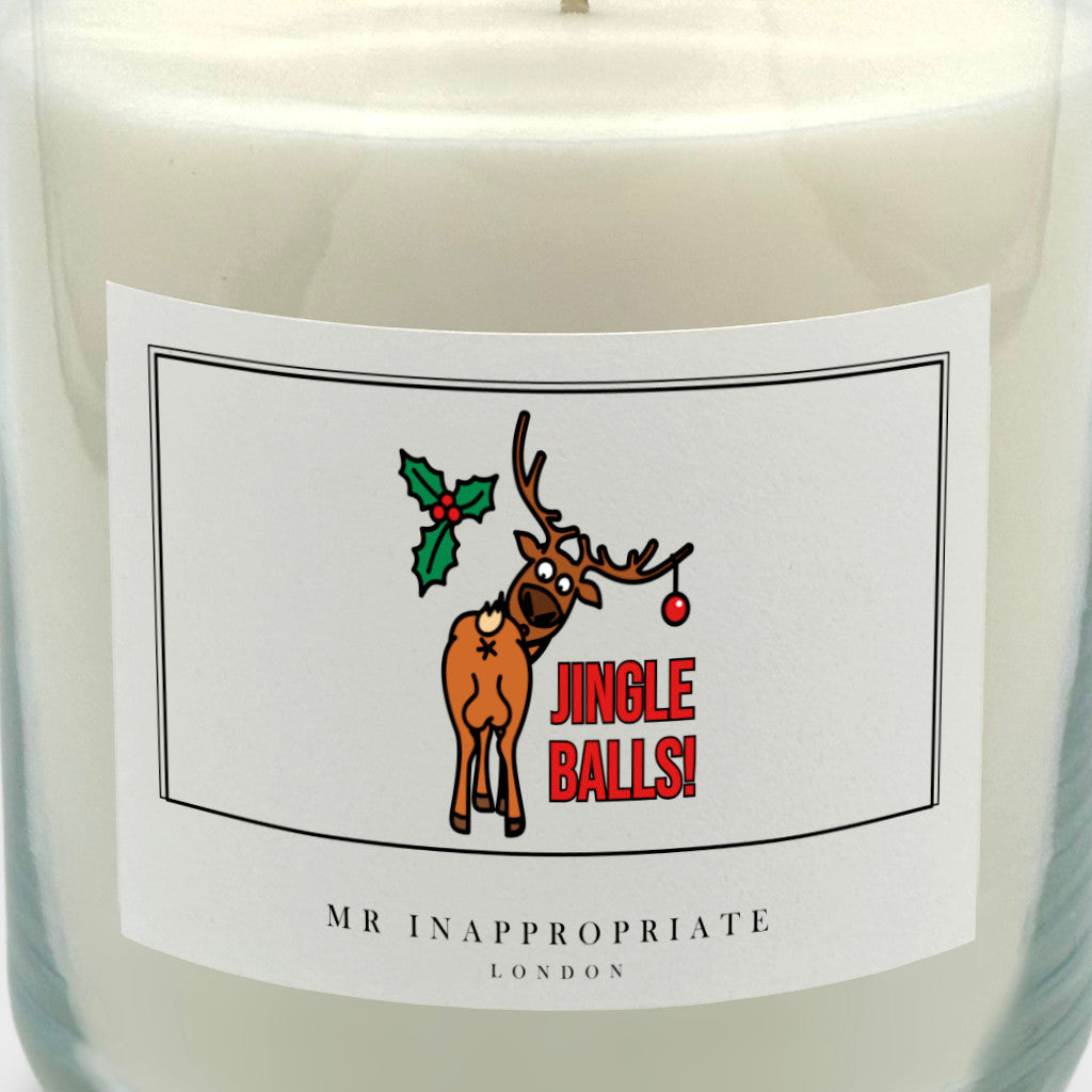 Large Candle - Jingle Balls