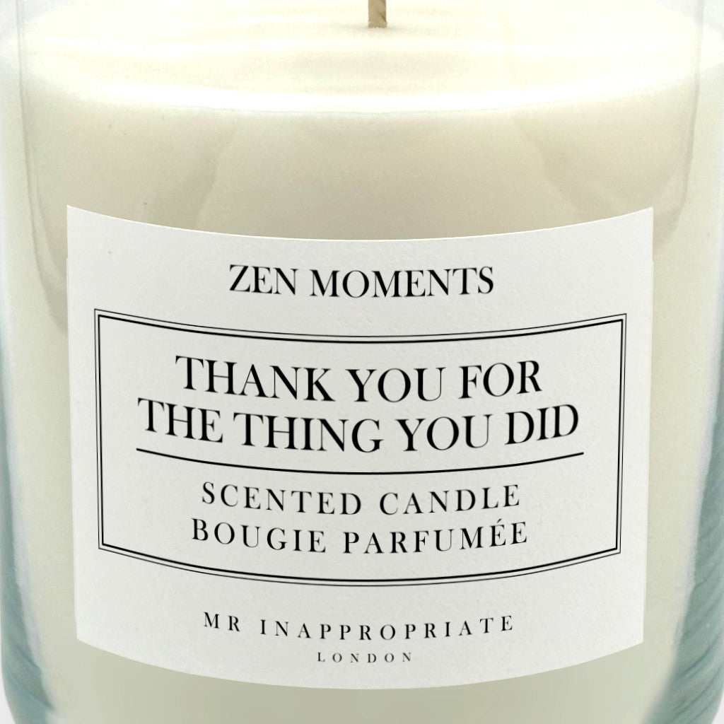 Large Candle - Thank You