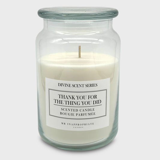 Large Candle - Thank You