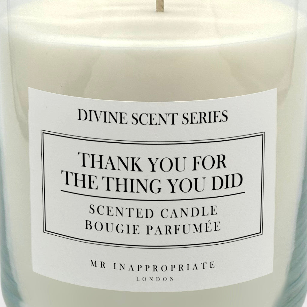 Large Candle - Thank You