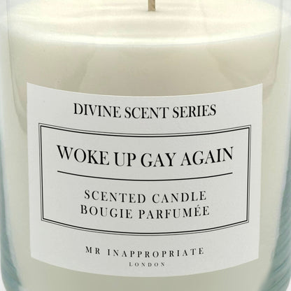 Large Candle - Woke Up Gay