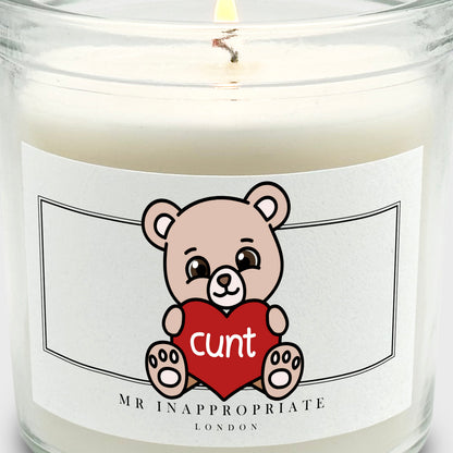 Medium Candle - Cunt Bear