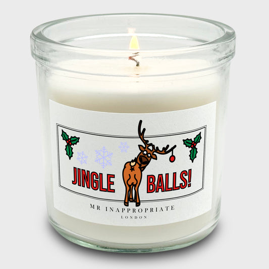 Christmas Medium Candle - Jingle Balls