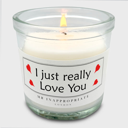 Valentine's Anniversary Candle - Love You