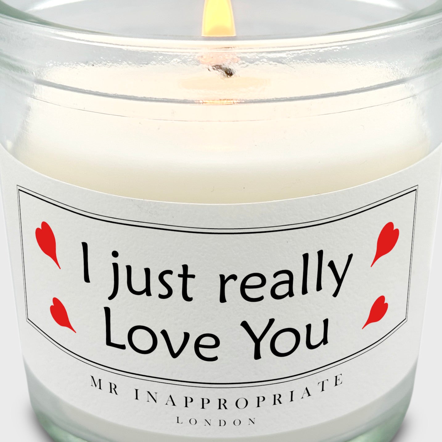 Valentine's Anniversary Small Candle - Love You