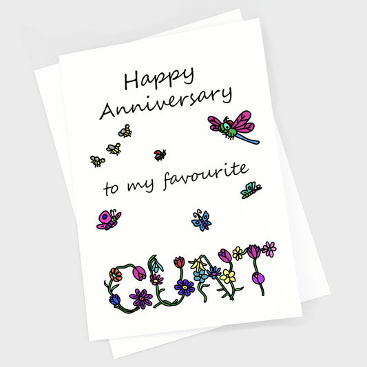 Anniversary Card - Favourite Cunt