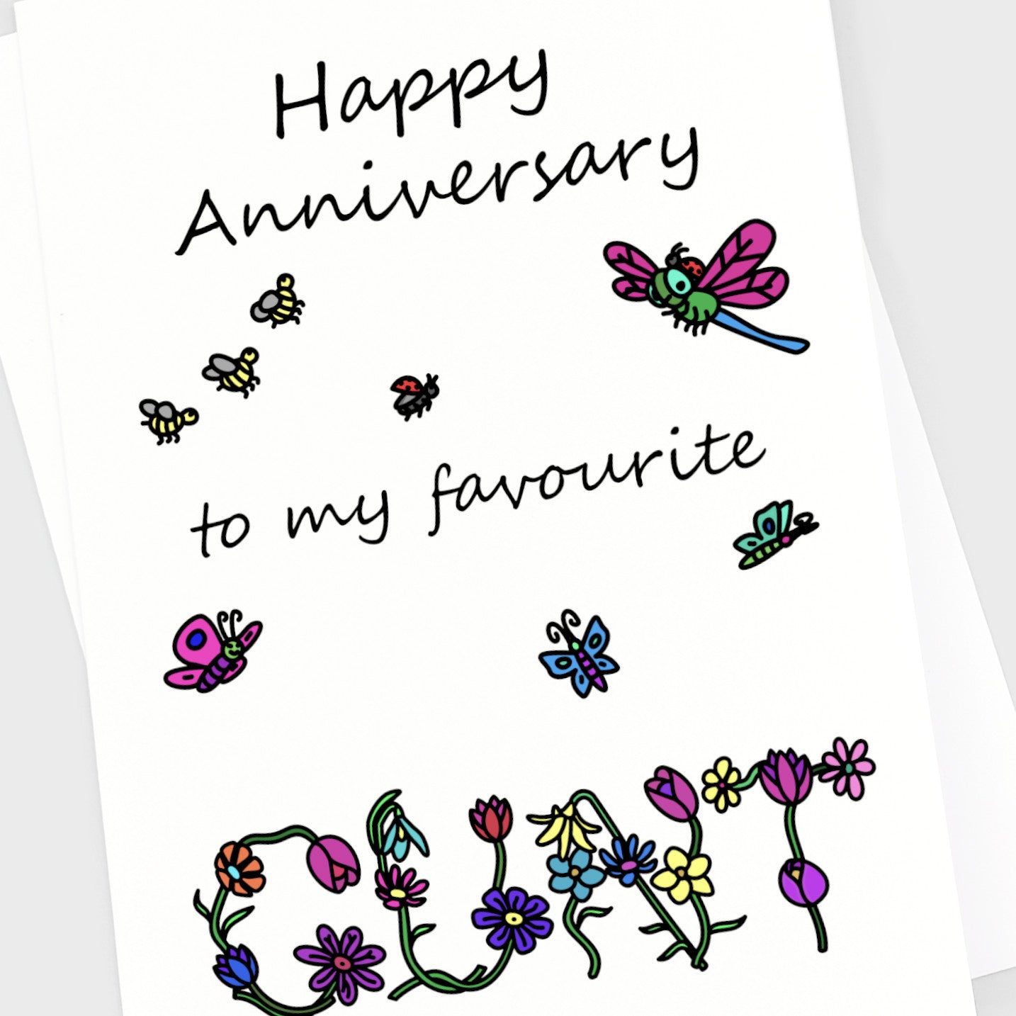 Anniversary Card - Favourite Cunt