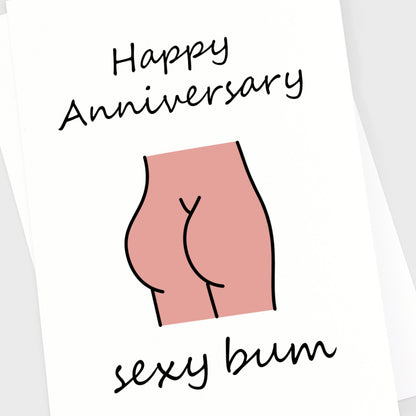 Anniversary Card - Sexy Bum